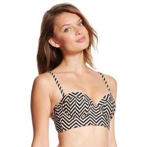 Stunning Zebra Bikini Top XS